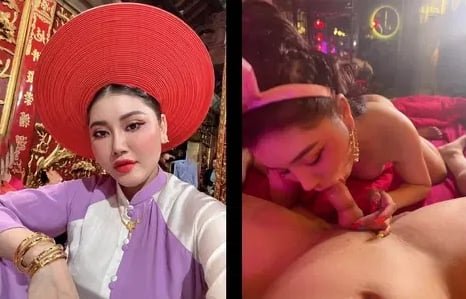 Phụ nữ chuyên nghiệp hút dương vật phục vụ nam giới