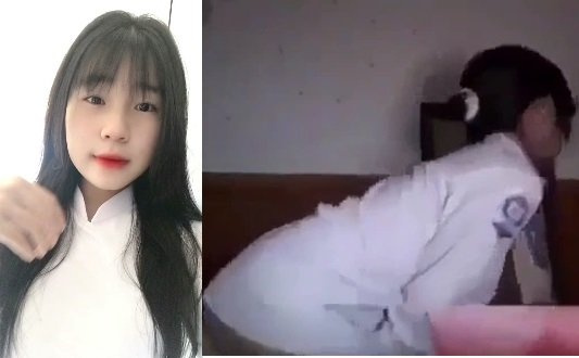 Cô gái siêu hot với tư thế cực kỳ thỏa mãn