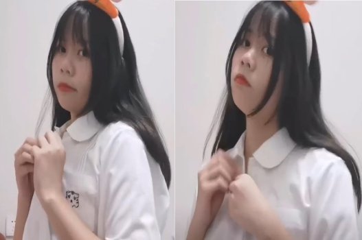 Thịt chiếc váy của cô gái đang trong tình trạng hứng khởi