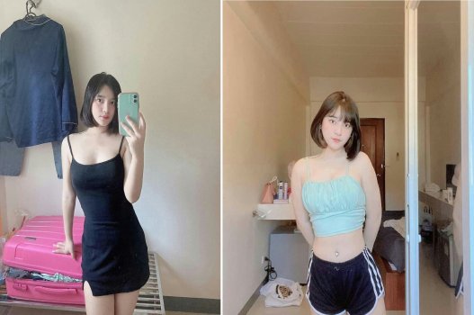 Tóc ngắn nhiều nước bj phọt